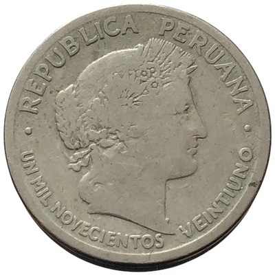 44706. Peru - 10 centavo - 1921r. - milautoparts-fr.ukrlive.com