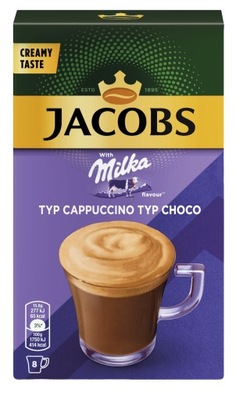 Kawa Jacobs Cappuccino Choco Milka 15,8g x 8 szt