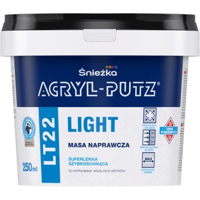 ACRYL-PUTZ LT22 LIGHT, MASA NAPRAWCZA 250ml