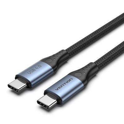 Vention Kabel USB-C - USB-C 240W USB 4.0 USB4 5A 40 Gbps 8K 60Hz 1m
