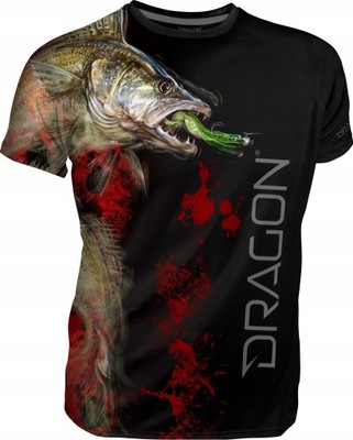 KOSZULKA DRAGON T-Shirt oddychający sandacz M