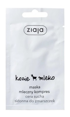 Ziaja Kozie mleko maska mleczny kompres cera sucha