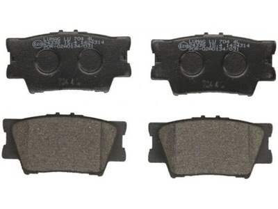 PADS BRAKE REAR BRECK 24338 00 704 00  