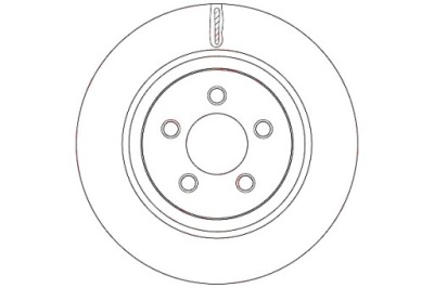 Trw df6263 диск гальмівна фото №1