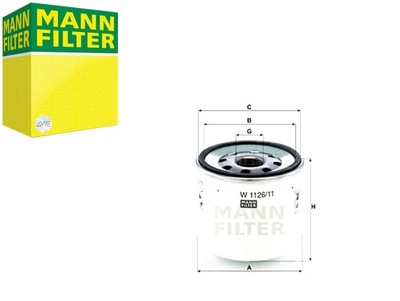 FILTRAS ALYVOS NISSAN DIESEL QUON MANN-FILTER MANN-FILTER 