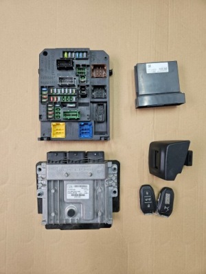 Citroen ds5 2.0 hdi keyless ключи замок зажигания bsi бортовой компьютер набор стартовый фото №1