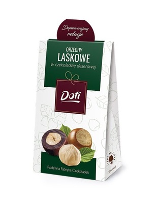 DOTI ORZECHY LASKOWE W CZEKOLADZIE bez glutenu 100g