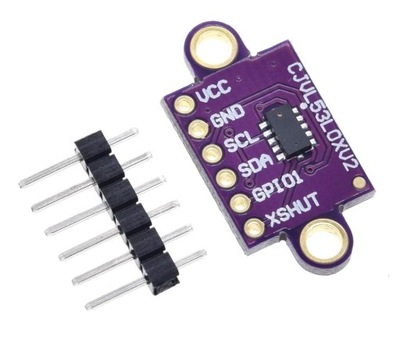 857 VL53L0X laserowy czujnik odległości ToF do 2m Arduino