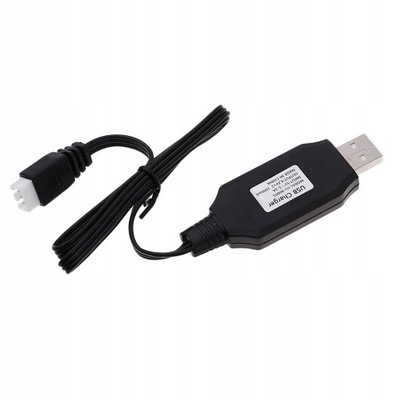 Bateria litowa 7,4 V Czarny kabel ładujący USB o
