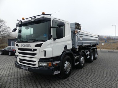 Scania P400 / 8x4 / WYWROTKA / HYDROBURTA / MANUAL / RETARDER /