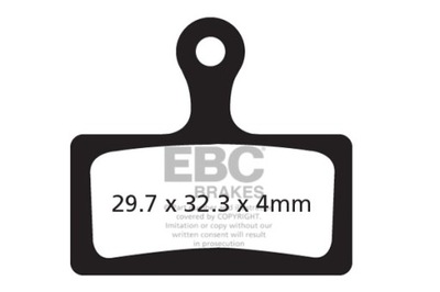 Klocki rowerowe EBC CFA614HH (metaliczne) Shimano SLX XT XTR