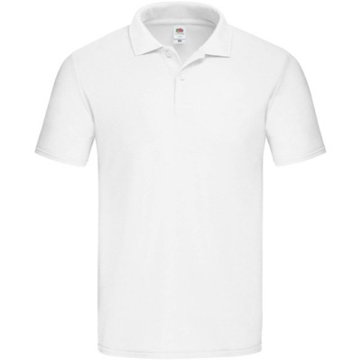 Koszulka męska Polo Original FruitLoom Biały L