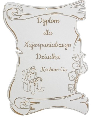 Dyplom dla Dziadka