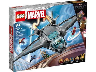LEGO Super Heroes 76248 Quinjet Avengers THOR LOKI