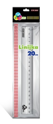 Linijka aluminiowa 20cm TOP 2000