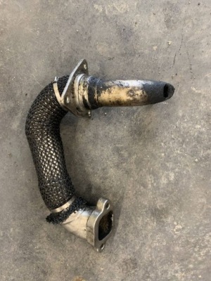 Шланг труба радиатора egr ducato 3.0 фото №1