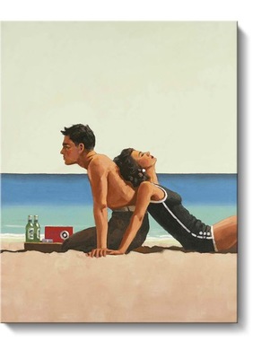 Jack Vettriano - Para na plaży, 55x70 cm