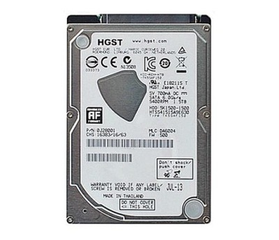 Dysk twardy 1,5TB 2,5" HGST Travelstar 5K1500-1500 SATA