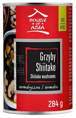 Grzyby shiitake w zalewie 284g House of Asia