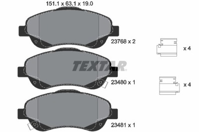 TRINKELĖS HAM. TOYOTA P. AVENSIS 03- 