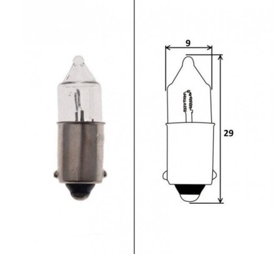 LUZ 12V 23W BA9S PARA MINI PARA ST1279  