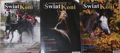 Magazyn ŚWIAT KONI 5 ,9, 10/ 2004 czasopismo