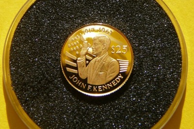 25$ NIUE 1994 PREZYDENT JOHN F. KENNEDY ZŁOTO 999
