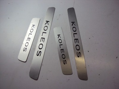 Накладки накладки пороговые renault koleos ii 18r фото №1