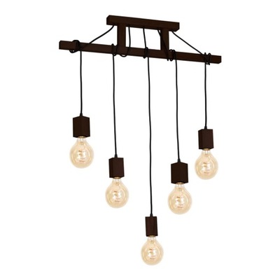 Lampa Wisząca JACK 5xE27 Orzech | MLP4361 Milagro