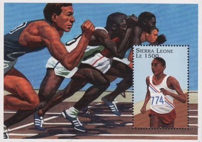 Sierra Leone 1996 Znaczki Bl 296 ** sport igrzyska olimpijskie Olimpiada