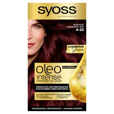 SYOSS Oleo Intense Farba do włosów 4-23 Burgund