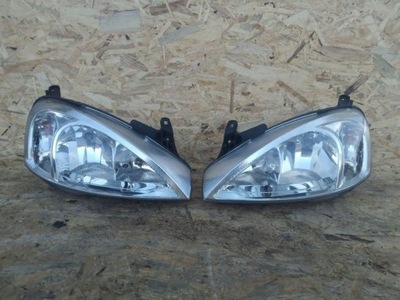 Фара левый правый лампа левая правая l+p комплект opel corsa c фото №1