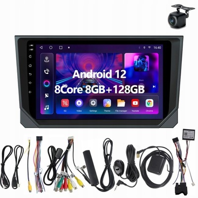 RADIO DE AUTOMÓVIL 2DIN ANDROID SEAT IBIZA ARONA 2017 2018 2019 2020  