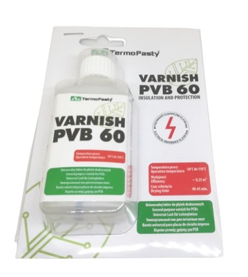 Lakier PVB 60 z pędzelkiem 50ml AG TermoPasty