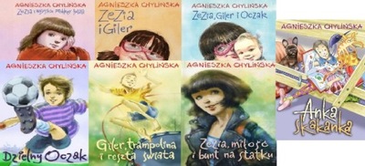 Anka Skakanka Agnieszka Chylińska pakiet 7 książek