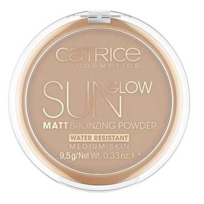 Catrice Sun Glow Matt Bronzing Powder puder brązujący 030 Medium Bronz P1