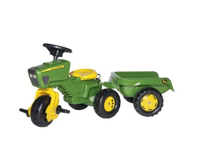 John Deere ciągnik trójkołowy RollyTrac traktorek na pedały