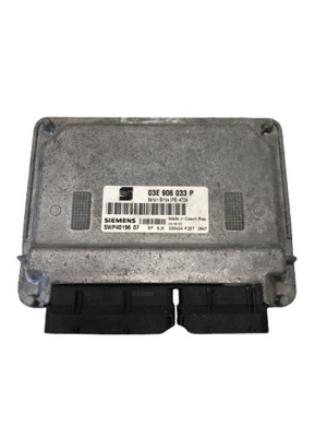 Бортовой компьютер двигателя seat ibiza 03e906033p фото №1