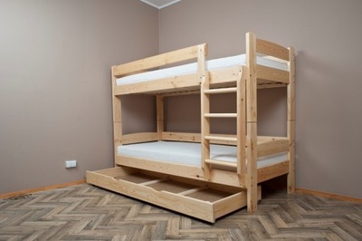 TYTAN 80x200 łóżko piętrowe MEGA SOLIDNE +120kg!