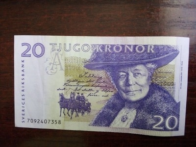 Banknot 20 koron Szwecja