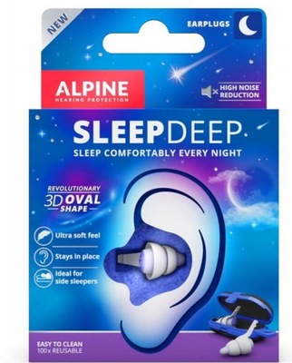 ALPINE SleepDeep Zatyczki Do Spania