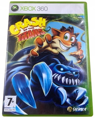 CRASH OF THE TITANS komplet płyta IDEAŁ- XBOX 360