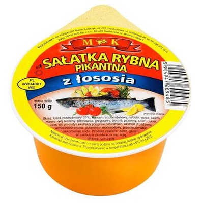 MK Sałatka Rybna Pikantna z Łososia 150g