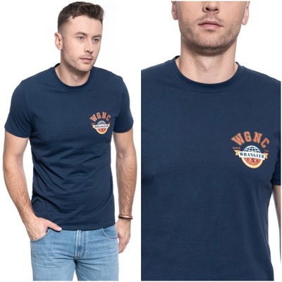 Męska koszulka t-shirt Wrangler SS GLOBE TEE S