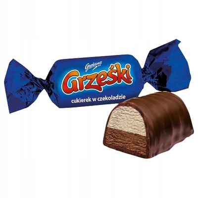 Cukierki Grześki w czekoladzie Goplana 1Kg