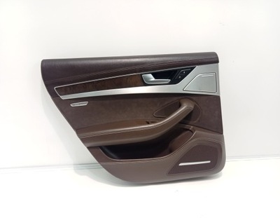 Обшивка двері лівий задній задня оббивка audi a8 d4 фото №1