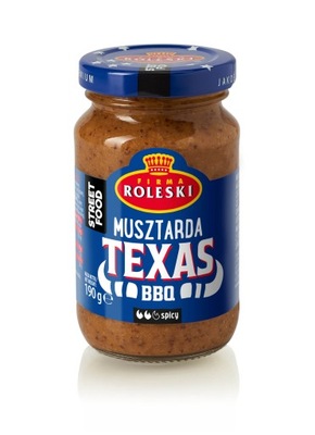 Musztarda ostra Roleski Texas BBQ 190g - KRÓTKI TERMIN -0