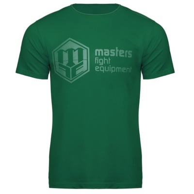 M T-shirt męski MASTERS zielony TS-GREEN koszulka