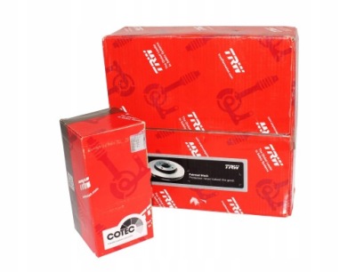 Гальмівні колодки + гальмівні диски перед trw fiat scudo ii 2 фото №1