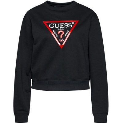 Guess bluza damska czarna logo oryginał M
